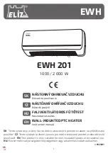 Предварительный просмотр 1 страницы Eliz EWH 201 Instruction Manual