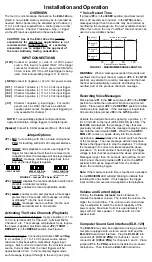 Preview for 2 page of Elk Products ELK-124 Manual