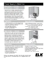 Elk Products ELK-P112 Instructions preview