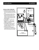 Предварительный просмотр 3 страницы Elk Products ELK-P112 Instructions