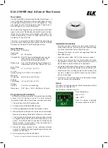 Preview for 1 page of Elk 319HRR Quick Start Manual