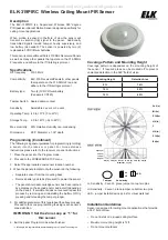 Elk ELK-319PIRC Quick Start Manual preview