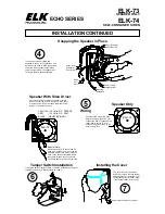 Предварительный просмотр 2 страницы Elk ELK-73 Installation And Instructions