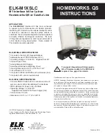 Elk ELK-M1XSLC Instructions Manual preview