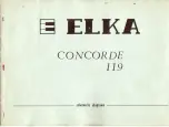 Elka Concorde 119 Schematic Diagrams предпросмотр