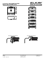 Предварительный просмотр 2 страницы Elkay DLRQ222212 Specifications