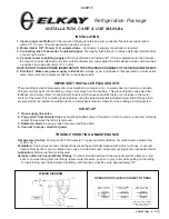 Предварительный просмотр 1 страницы Elkay ECP8 1F Series Installation, Care & Use Manual