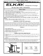 Elkay ECP8 1H Series Installation, Care & Use Manual preview