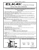 Предварительный просмотр 1 страницы Elkay ECP8*1H Series Installation, Care & Use Manual