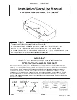 Предварительный просмотр 1 страницы Elkay EDFP220RC Installation, Care & Use Manual