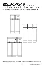 Предварительный просмотр 1 страницы Elkay EFC22-A Installation And User Manual