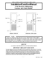 Elkay EFRC8CDC-A Installation, Care & Use Manual preview