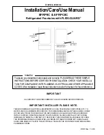 Elkay EFRP8C Installation, Care & Use Manual предпросмотр