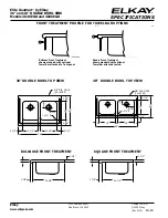 Preview for 2 page of Elkay Elite Gourmet 3626EGD Specifications