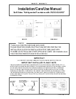 Предварительный просмотр 1 страницы Elkay ERO28C*C Installation, Care & Use Manual