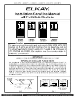 Elkay ezH2O EZWSM8 Series Installation, Care & Use Manual предпросмотр