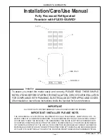 Предварительный просмотр 1 страницы Elkay FLEXI-GUARD EHFRA7C A Series Installation, Care & Use Manual