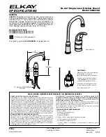 Preview for 1 page of Elkay Hi-Arc LKE4122 Specifications