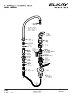 Preview for 2 page of Elkay Hi-Arc LKE4122 Specifications