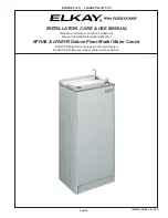 Elkay LFAEH8F 2LJO CCC Series Installation, Care & Use Manual preview