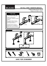 Предварительный просмотр 1 страницы Elkay LK1001 Installation & Owner'S Manual