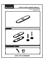 Предварительный просмотр 1 страницы Elkay LK132 Installation & Owner'S Manual