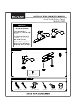 Предварительный просмотр 1 страницы Elkay LK4000 Installation & Owner'S Manual