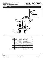 Предварительный просмотр 2 страницы Elkay LK411A Specifications