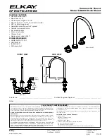 Preview for 1 page of Elkay LK820C Specifications