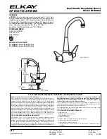 Предварительный просмотр 1 страницы Elkay LKD2223 Specifications