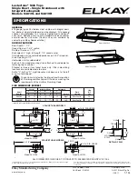 Elkay Lustertone S4819L Specifications preview