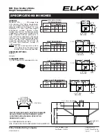 Elkay MN3635 Specifications preview