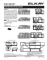 Предварительный просмотр 1 страницы Elkay MN6035 Specifications