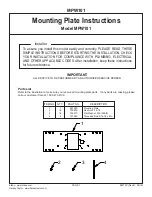 Elkay MPW101 Instructions Manual предпросмотр