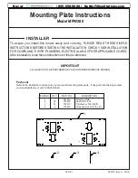 Preview for 1 page of Elkay MPW200 Instructions Manual