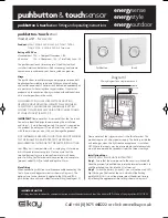 Elkay pushbutton Fitting And Operating Instructions preview