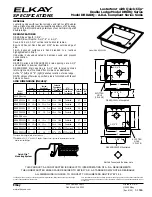 Elkay Sink DRKADQ2220R Specifications preview