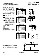 Preview for 2 page of Elkay Sturdibilt SS8124 Specifications