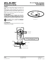 Предварительный просмотр 1 страницы Elkay SwirlFlo DRKR14C Specifications