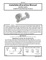 Elkay Swirlflo EDFPB114FPC Installation, Care & Use Manual preview