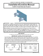 Elkay Swirlflo EDFPB117FP Installation, Care & Use Manual preview