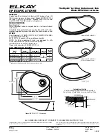 Elkay The Mystic MYSTIC211415 Specifications предпросмотр