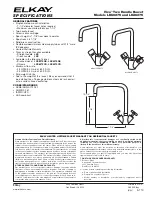 Предварительный просмотр 1 страницы Elkay Vivo LKS6275CR Specification Sheet