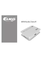 Elko iMM Audio Zone-R Quick Manual предпросмотр