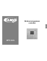 Preview for 1 page of Elko RFTC-50/G Instruction Manual