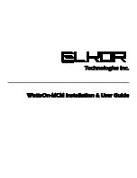 Предварительный просмотр 1 страницы ELKOR WattsOn-MCM Installation & User Manual