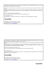 Preview for 2 page of Elkron CR200 GPRS User, Installation, Programming Manual