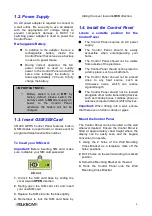 Preview for 5 page of Elkron CR200 GPRS User, Installation, Programming Manual