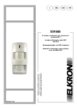 Elkron EIR600 Installation, Programming And Functions Manual preview