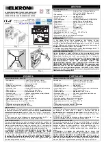 Preview for 2 page of Elkron HP30WL Instruction Manual